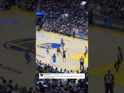 Wow is right 😅 #okcthunder | Vote SGA for All-Star at okcthunder.com