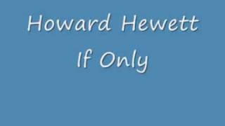 Howard Hewett   How Do I Know