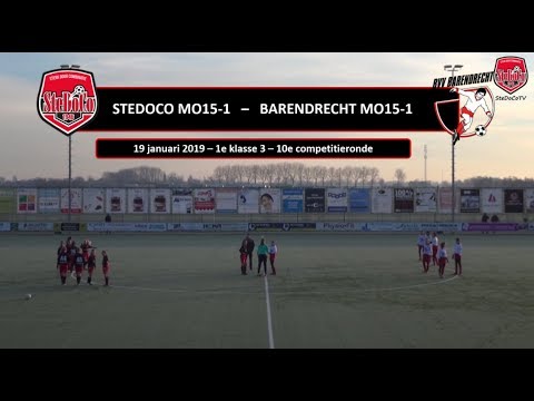 SteDoCo MO15 1 - Barendrecht MO15 1 19/01/19