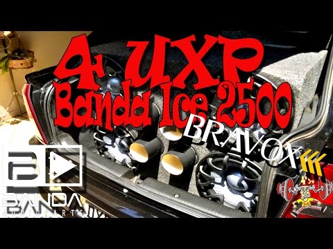 4 Bravox UXP + Banda Ice 2500 (Astra Hatch) - Antigo set. Video