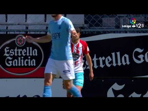 Resumen de CD Lugo vs Girona FC (1-2)