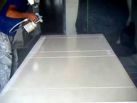 Pintura de porta   Laqueação tinta P U