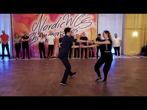 Tschen Fung Wang & Caroline Hölker - 2nd place Strictly Open Finals - Nordic WCS Championships 2023