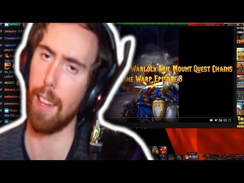 Asmongold Watches "The Old Paladin & Warlock Epic Mount Quest Chains - Time Warp Episode 8"