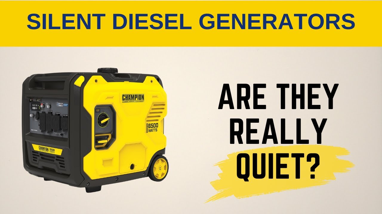 Silent Diesel Generators 2026 🔇 Why They’re Not So Silent