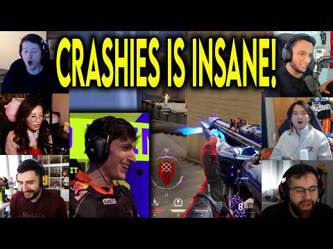 Valorant Streamers Reacts To FNC Crashies Insane 4k Against Vitality In VCT