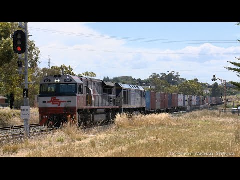 7922V SCT Dooen Container Train With Bonus PQSY Transfer (13/1/2022) - PoathTV Australian Railways