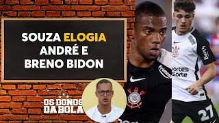 Souza elogia André e Breno Bidon: “Melhoraram o meio-campo do Corinthians”