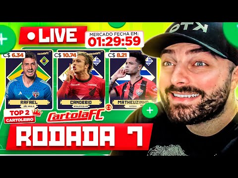 🔴 LIVE CARTOLA FC RODADA #07 - O MELHOR SG DA RODADA!