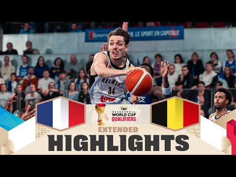 France 🇫🇷 v Belgium 🇧🇪 | Extended Highlights | FIBA Basketball World Cup 2027 European Qualifiers