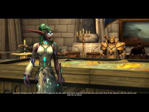 Tyrande Meets Anduin Wrynn Cutscene patch 8.1 - Battle for Azeroth