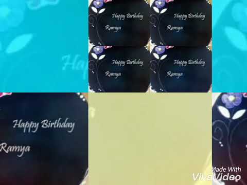 Ramya names birthday wishes