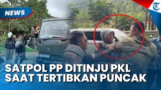 GEGER! SATPOL PP KENA Bogem Mentah PKL saat Tertibkan Kawasan Puncak, Korban Visum di Polsek Cisarua