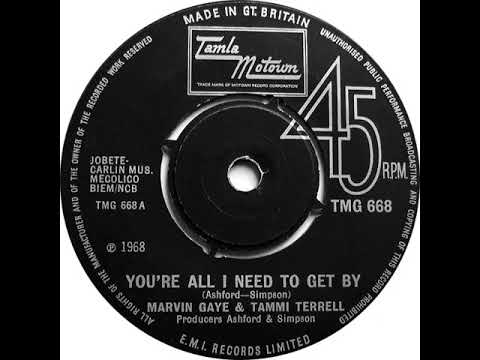 UK New Entry 1968 (209) Marvin Gaye & Tammi Terrell - You're All I Need To Get By