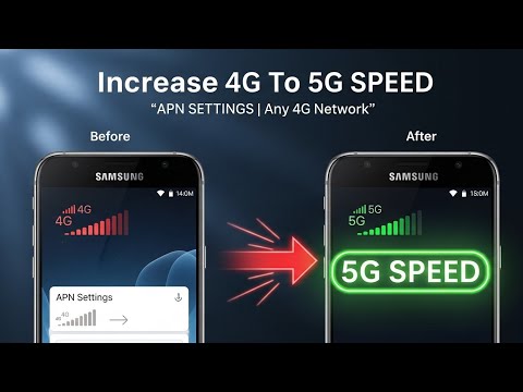 Boost 4G to 5G Speed Instantly ⚡ | Secret APN Settings for Any 4G Network