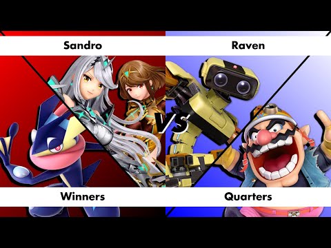 Smash @ Respawn #167 Winners Quarters - Sandro (Mythra & Pyra, Greninja) vs. Raven (R.O.B., Wario)
