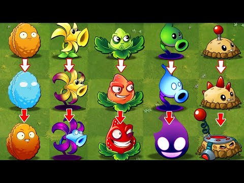 PVz 2 Discovery - All New & Old Plants Evolution  NOOB - PRO - HACKER