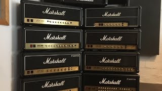 Marshall Thrashfest: JMP, JCM 800, 900, 2000, JVM, Valvestate, ....