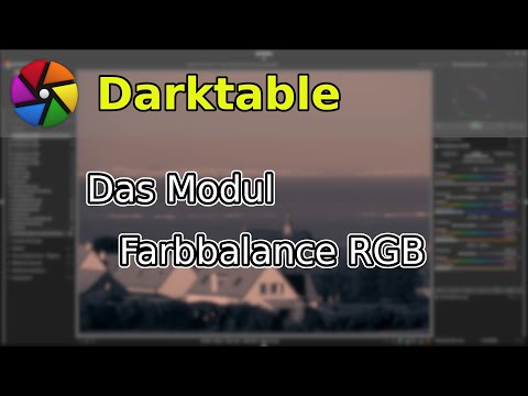 The RGB color balance module in Darktable
