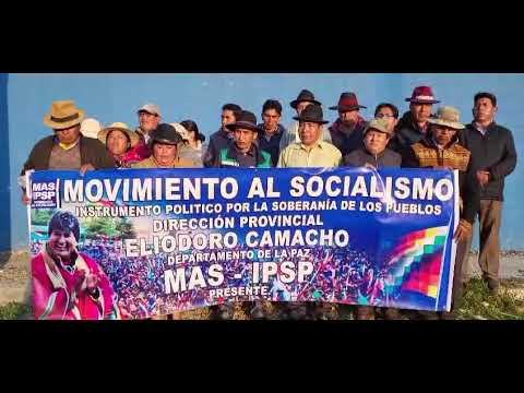 Provincia Camacho del Departamento de La Paz, expresa su repudio en contra del intento de asesinato
