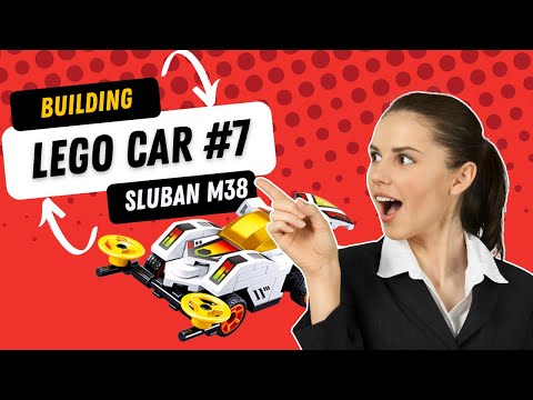 7. Build Your Own Sluban Power Bricks M38 - B0916A (61 PCS) Vehicle with Magizh's Brick Adventures