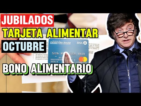 October with PAMI Food Card and Food Voucher for ANSES Retirees and Pensioners