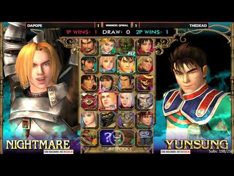 Soul Calibur II @ Soul Charge Tourney - Da Pope vs The Dead [4K/60fps]