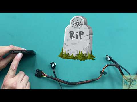 SATA Hard Drive Power and Data Cables