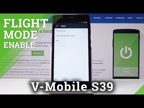 How to Activate Airplane Mode in V-Mobile S39