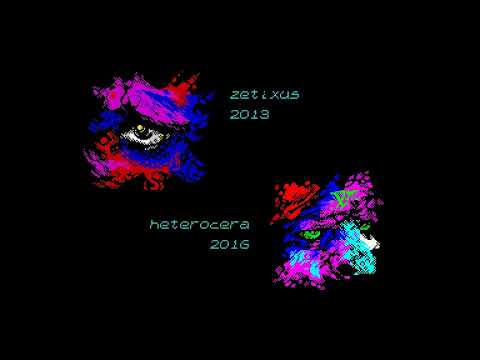 Attributica - ZX Spectrum 128 demo (slide show) by speccy,pl