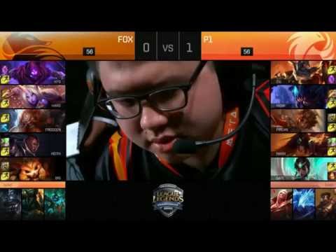 P1 vs Fox Game 2 Spring Promotion Tournament NA LCS 2017 | Echo Fox vs Phoenix1