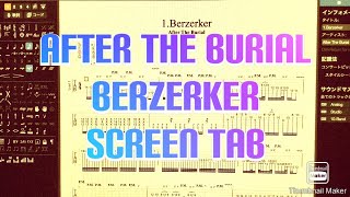 [Scren Tabs] After The Burial / Berzerker (Guitar Pro)
