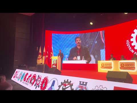 Levent Dölek: Umut da aydınlık da işçi sınıfının mücadelesiyle gelecek! (DİSK 17. Genel Kurulu)