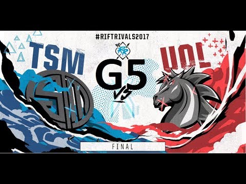 UOL vs TSM Game 5 Highlights 2017 RIFT RIVALS FINAL