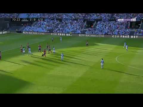 Celta Vigo 3 vs Atletico Madrid G. Cabral goal