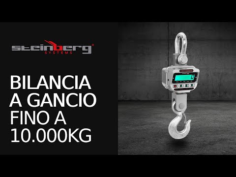 Video - Bilancia a gancio - 10 t / 2 kg - LCD