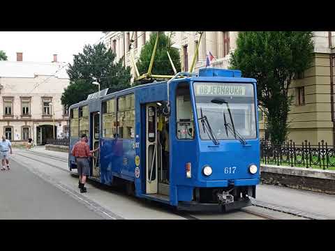 Driver’s Eye View - Košice Tram – (Slovakia) Route 2 - Senný trh to Havlíčkova