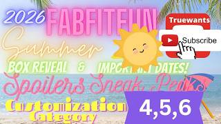 FabFitFun Summer 2026 OFFICIAL Spoilers! FULL Customization 4, 5 & 6 Reveal + Dates & Discounts