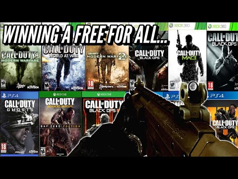WINNING A FREE FOR ALL In EVERY CoD In 2021...