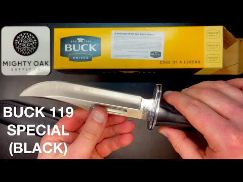 Buck 119 Special (Black Phenolic) Fixed Blade Knife Review