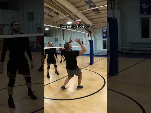 when setting over is banned #volleyball #pov