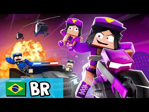 Purple Girl "Garota Roxa" (A Louca) - [Versão A em portugues] Minecraft Animation Music Video