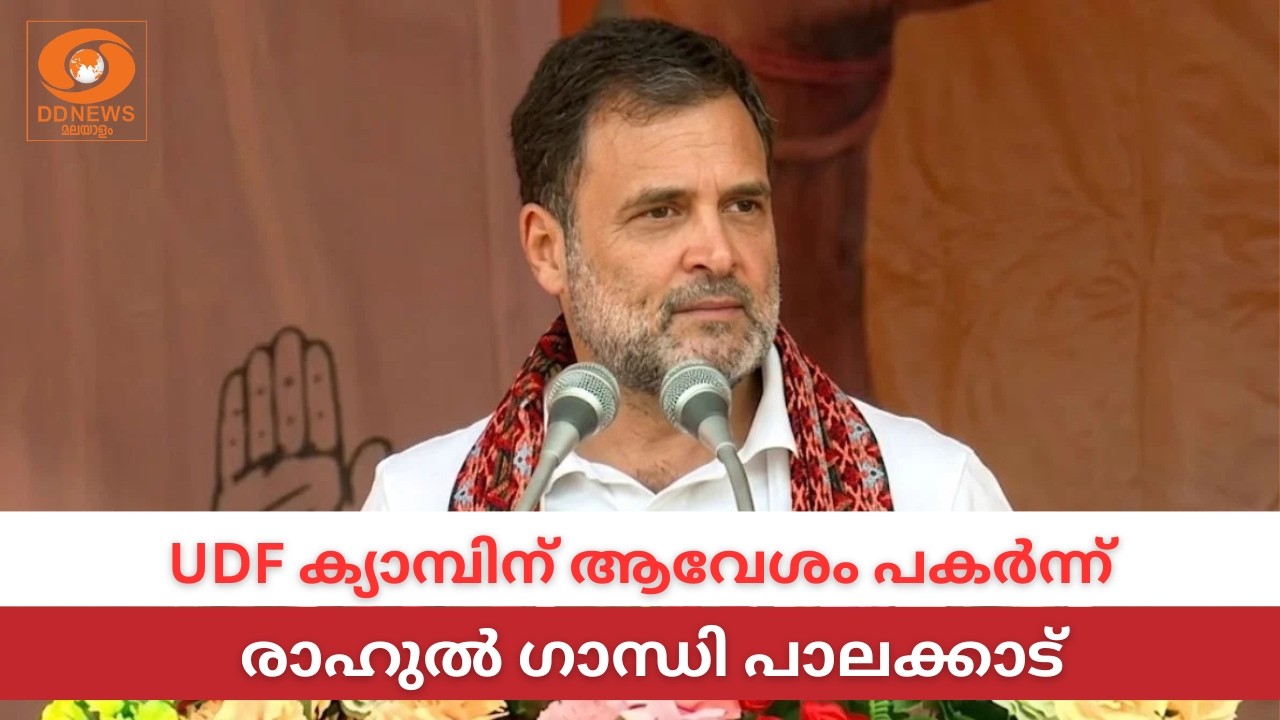 LIVE: Rahul Gandhi | UDF ക്യാമ്പിന് ആവേശം പകർന്ന് രാഹുൽ ​ഗാന്ധി പാ?