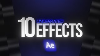 10 Effects You MUST Know. (After Effects Tutorial)
