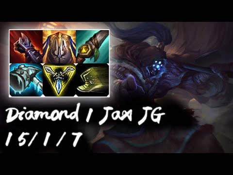 Diamond 1 Jax Jungle vs Nocturne | Korea High Elo Replays