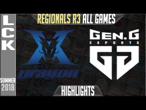 GEN vs KZ Highlights ALL GAMES | LCK Worlds Qualifiers Final Summer 2018 | Gen.G v King-Zone DragonX