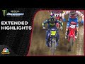 Supercross 2024 EXTENDED HIGHLIGHTS: Round 10 in Indianapolis | 3/16/24 | Motorsports on NBC