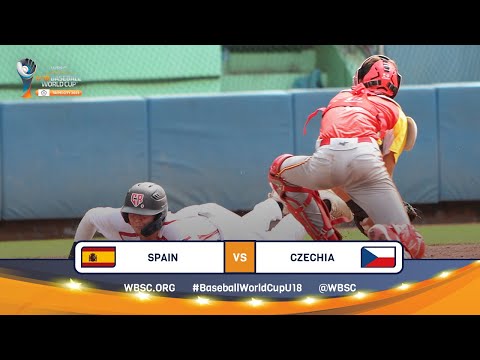HIGHLIGHTS – Game 31 – Spain vs. Czechia – WBSC U-18 Baseball World Cup