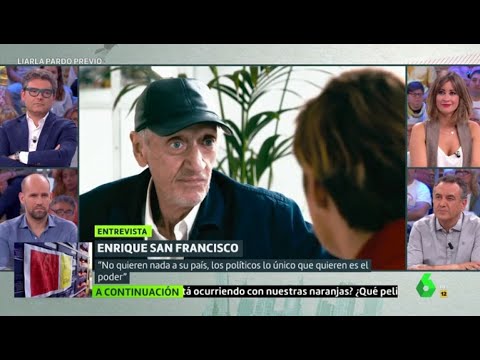 Enrique San Francisco: "Los políticos no quieren nada para su país porque sólo quieren el poder"