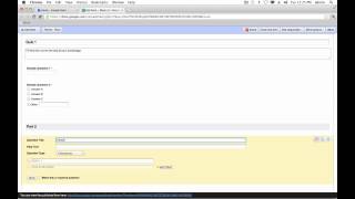 Google Forms Tutorial 2012 - Google Docs